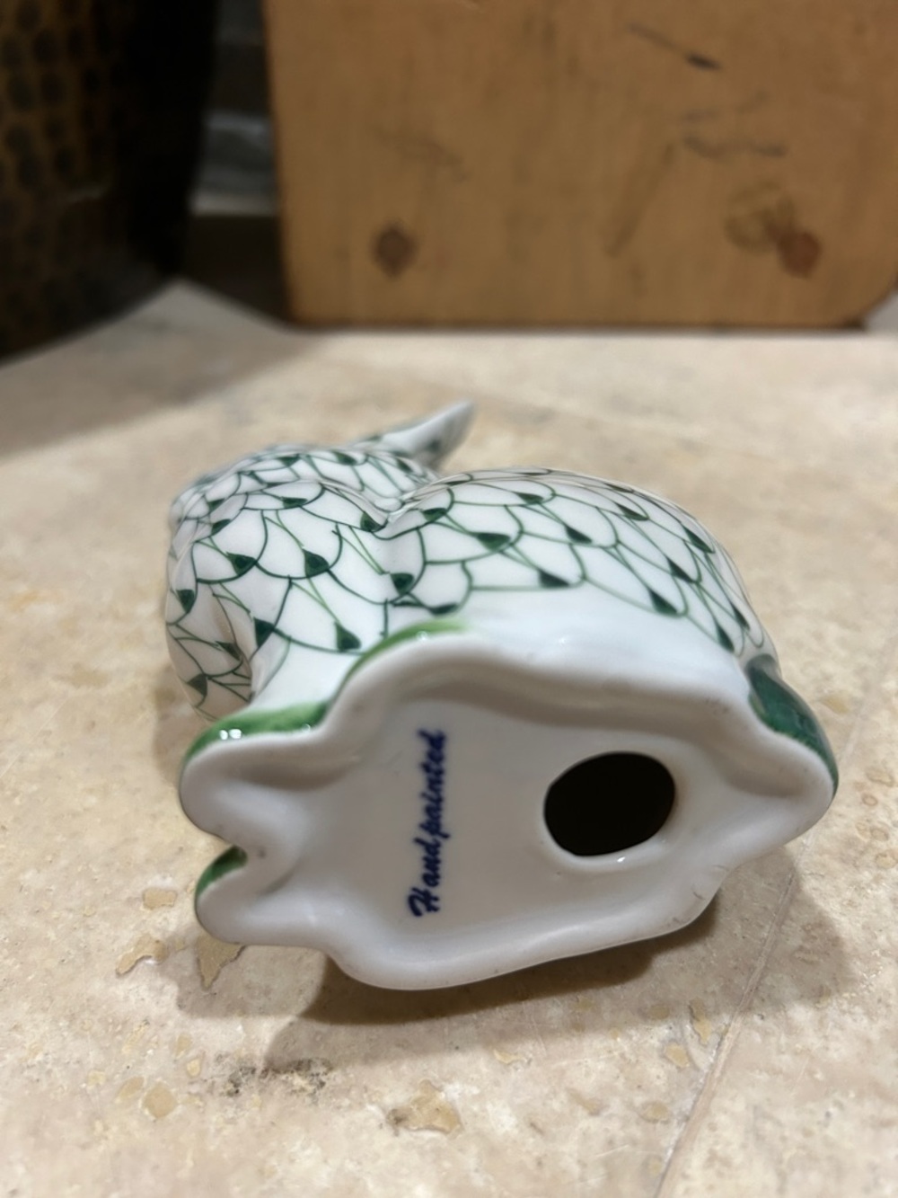Vintage Andrea by Sadek Handpainted Porcelain Rabbit Figurine - Picture 8 of 8